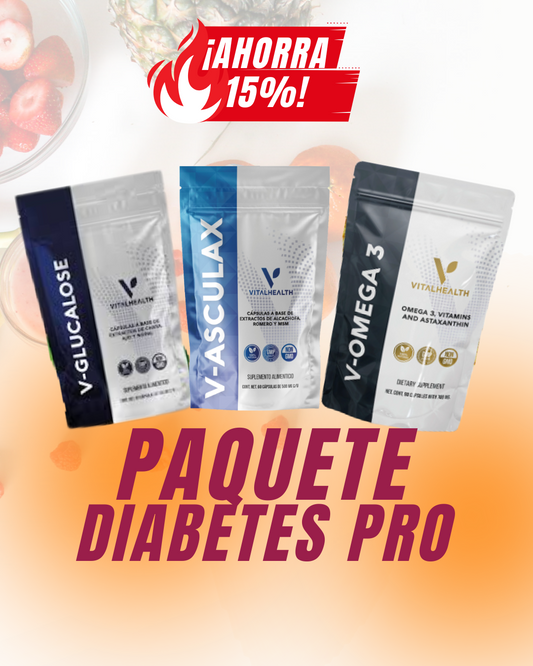 💥 PACK DIABETES PRO – Hipertensión, Azúcar y Salud Cardiovascular | Envío sin costo