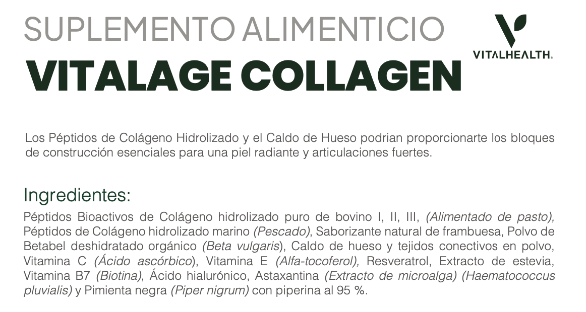 Colágeno hidrolizado - Vitalage Collagen | Envío sin costo