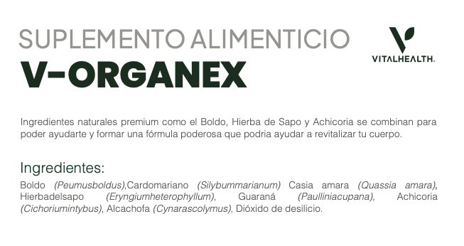 🌿 V-ORGANEX | Protege tu salud hepática |Envío sin costo